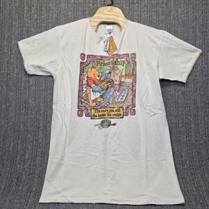 NWT Vintage 90s Disney Winnie The Pooh Nightshirt OSFA USA Made Lace Trim Piglet